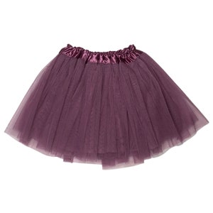 Boutique Tutu, Plum Purple Toddler, Kids, Adult, or Plus Size Tutu, Womens Tulle Skirt, 3 Layer Ballet, Elastic Waist, Party Dress Up