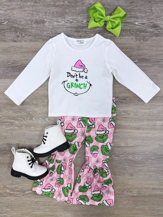 Grinch outfits top for toddlers