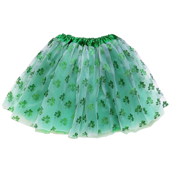 Boutique St. Patrick'S Day Tutu Shamrock Sparkle Adult - Etsy