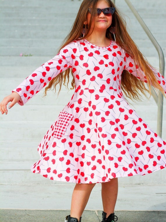 Girls pocket dress top