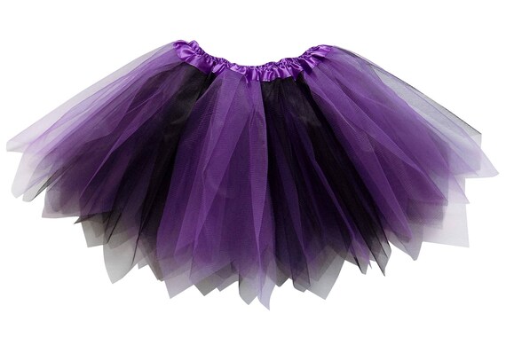 Boutique Tutu Purple u0026 Black 3 Layer Pixie Angle Cut Tutu - Etsy Singapore