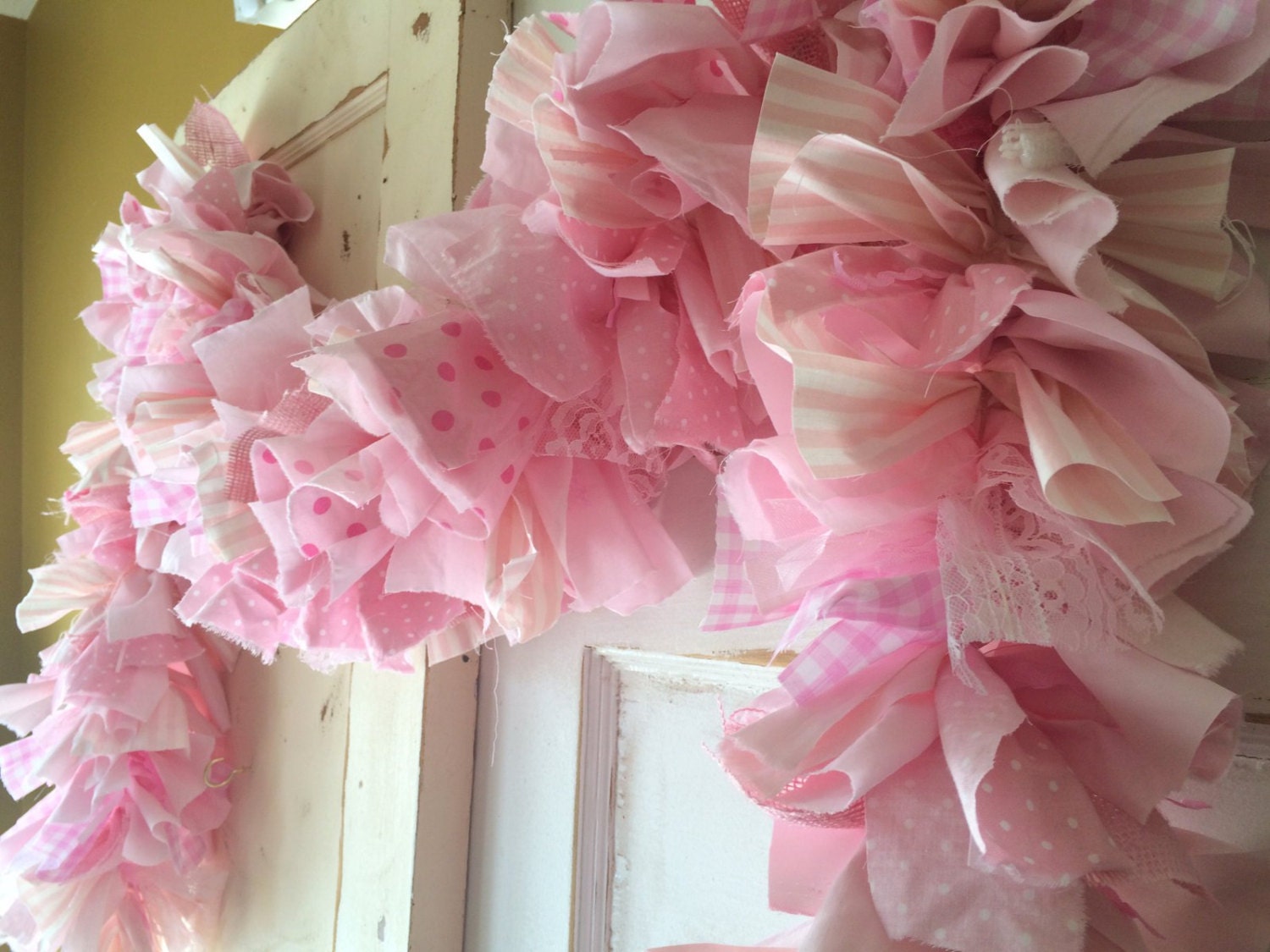 It S A Girl Baby Shower Party Decoration Pink Ribbon