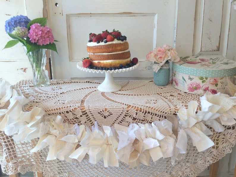 Baby Shower Decoration In Neutral Colors Eco Friendly Burlap Etsy