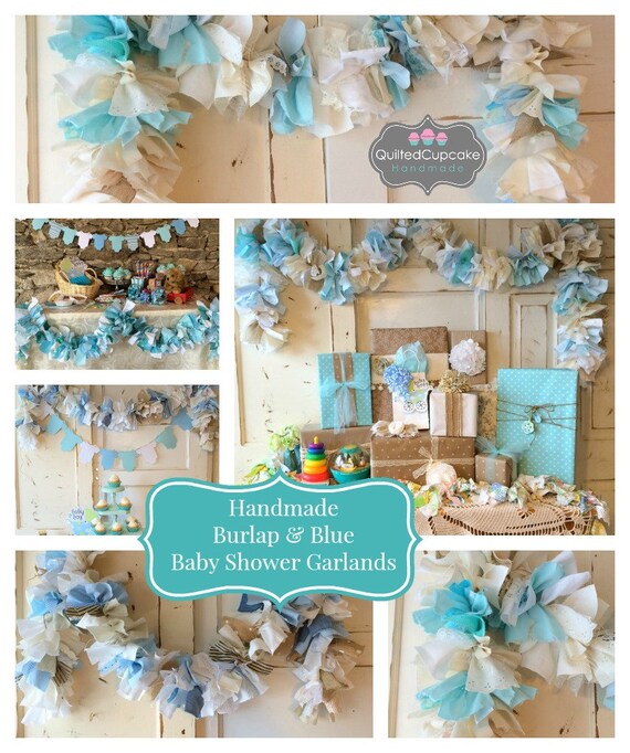 It S A Boy Baby Shower Decoration Fabric Garland Banner Etsy