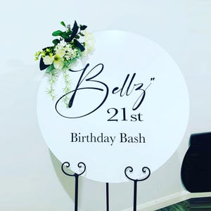 Letrero acrílico personalizado de feliz cumpleaños, letrero de bienvenida acrílico para celebraciones especiales, regalo y decoración de cumpleaños, letrero acrílico para eventos, decoración de fiestas