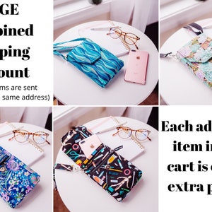 crossbody phone case, mobile phone bag, cell phone wallet cross body fits iPhone plus xr otterbox, galaxy s10 s20 plus, samsung note image 10
