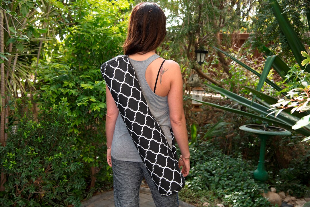Sac à Tapis De Yoga/pilates En Coton Fait Main - Bandoulière Ajustable - Pour Tapis 6mm