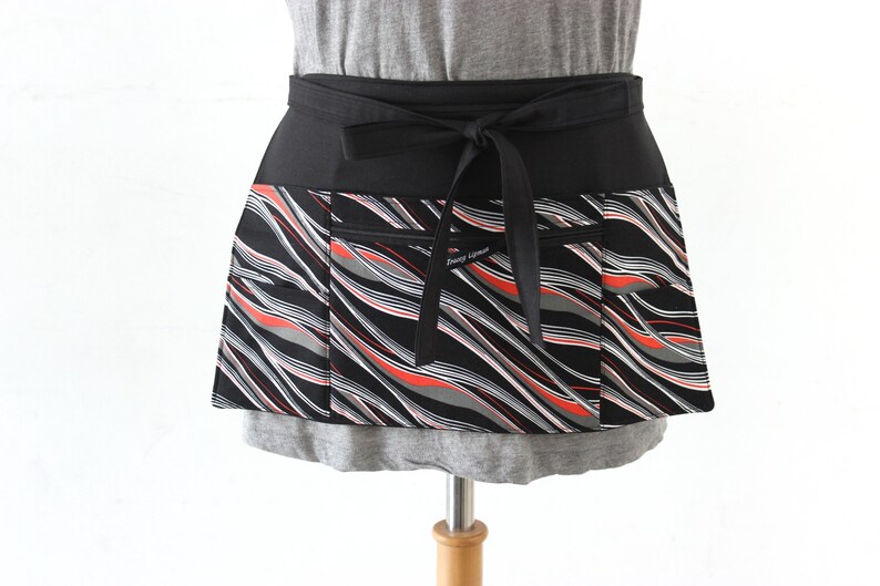 Half apron with pockets for teacher or vendor server apron etsy