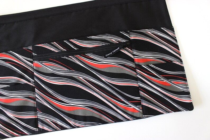 Half apron with pockets for teacher or vendor server apron etsy