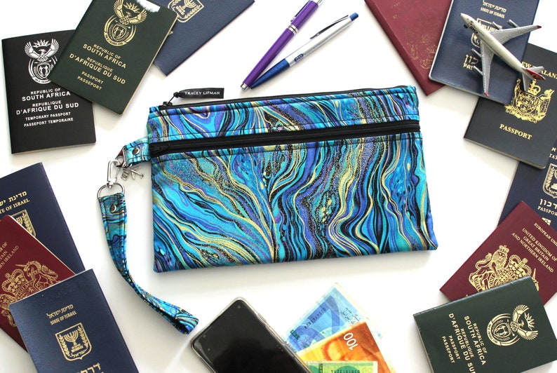 Family Passport Wallet for 4 6 8 10 12 Passports Family Etsy