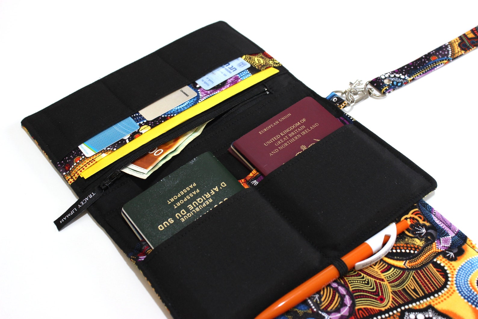Family passport holder travel document holder travel Etsy