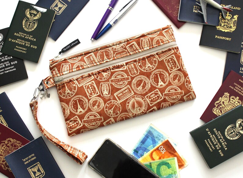 Travel Pouch Passport Holder for 4 6 8 10 12 Passports Paris Etsy