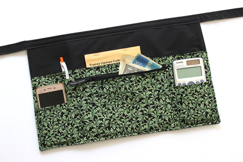 Craft show vendor apron for women leaf print farmers market Etsy