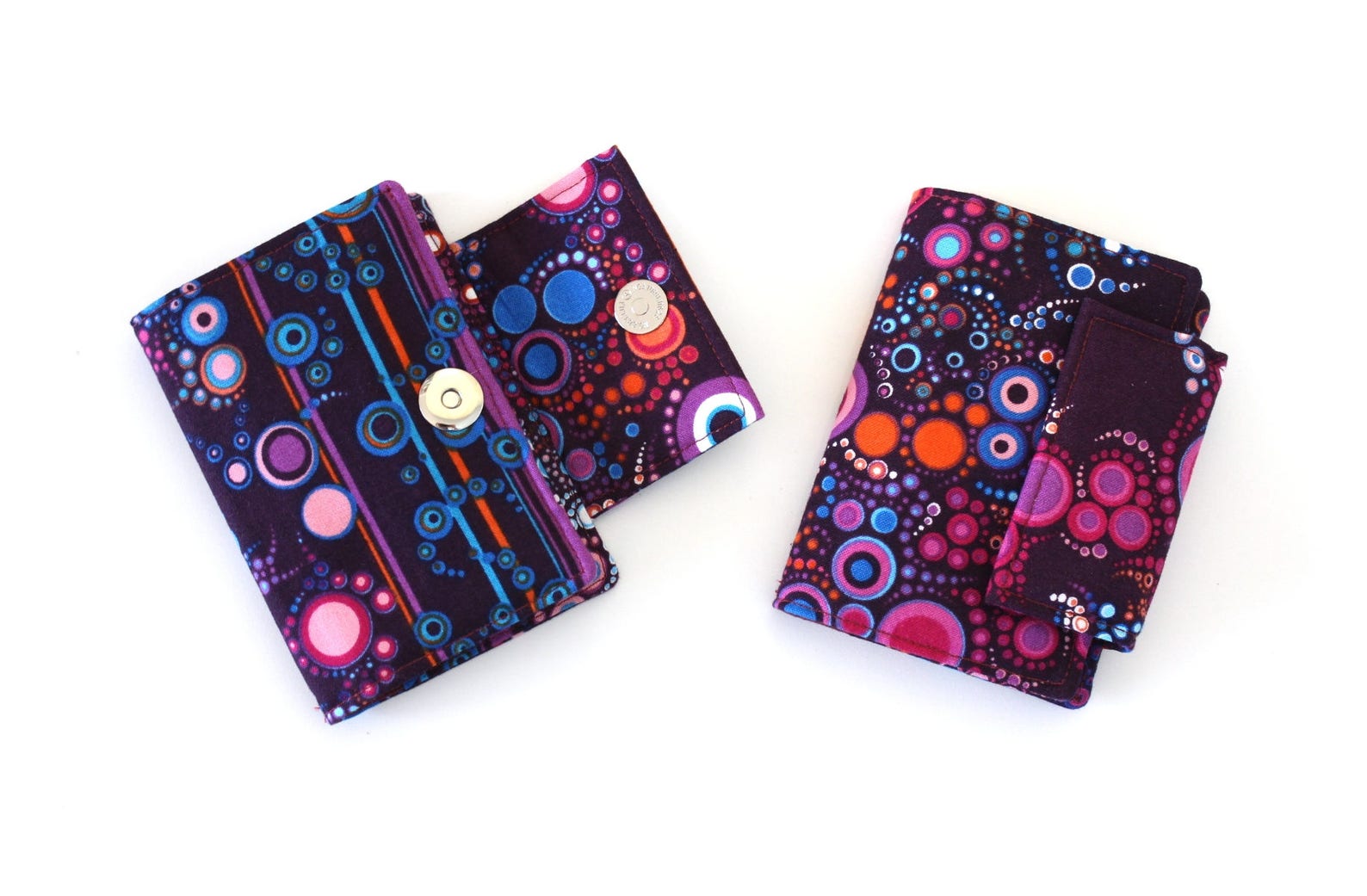 Purple loyalty card holder wallet for women credit card Etsy