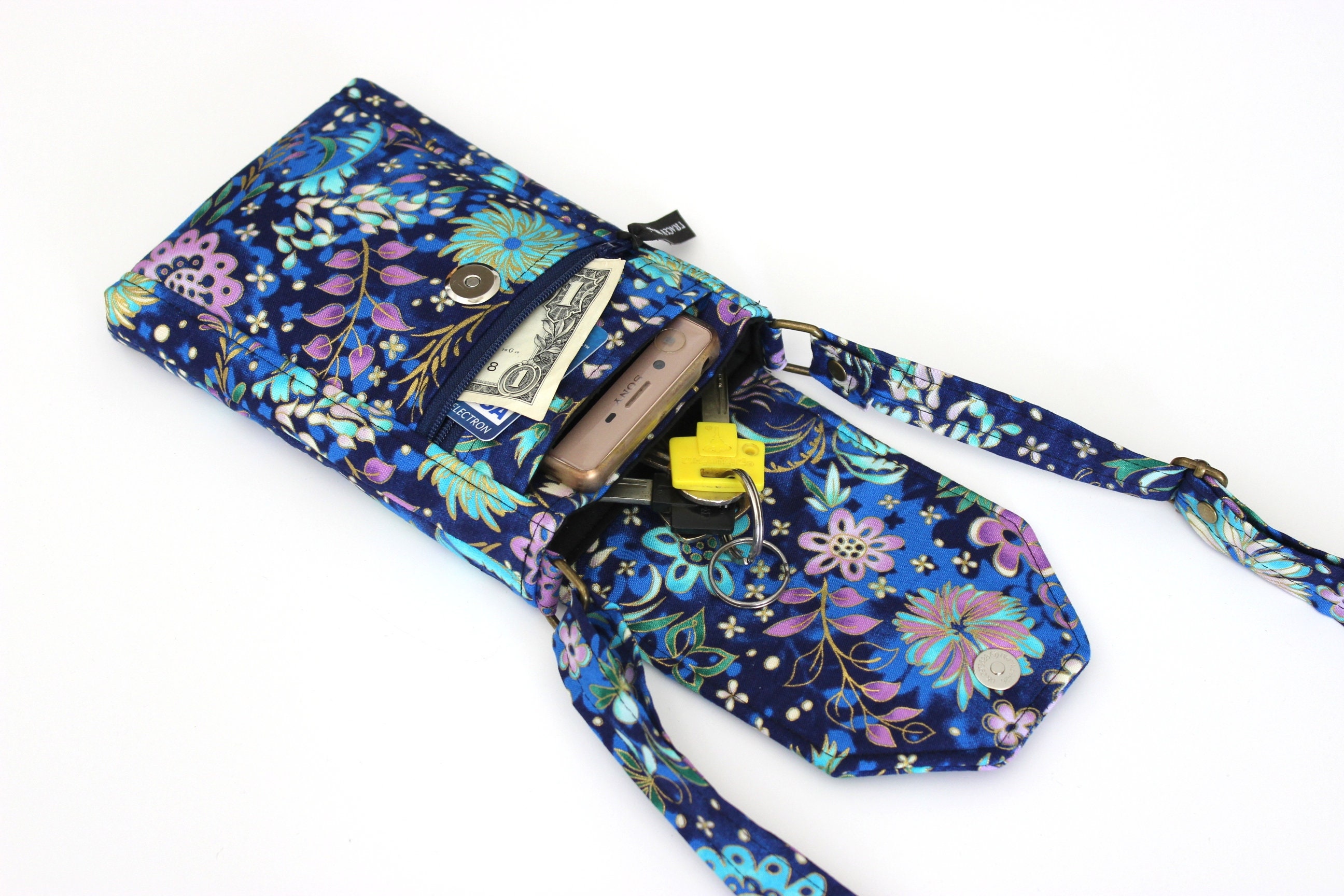 Bolso de teléfono celular para mujeres y adolescentes, bolsa de teléfono  inteligente bandolera, lindo bolso minimalista crossover, mini bolsa de  mensajería, pequeño bolso -  España