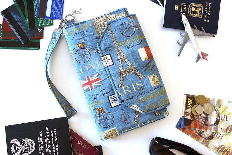 Large Travel Wallet for Multiple Passports Family Passport Etsy