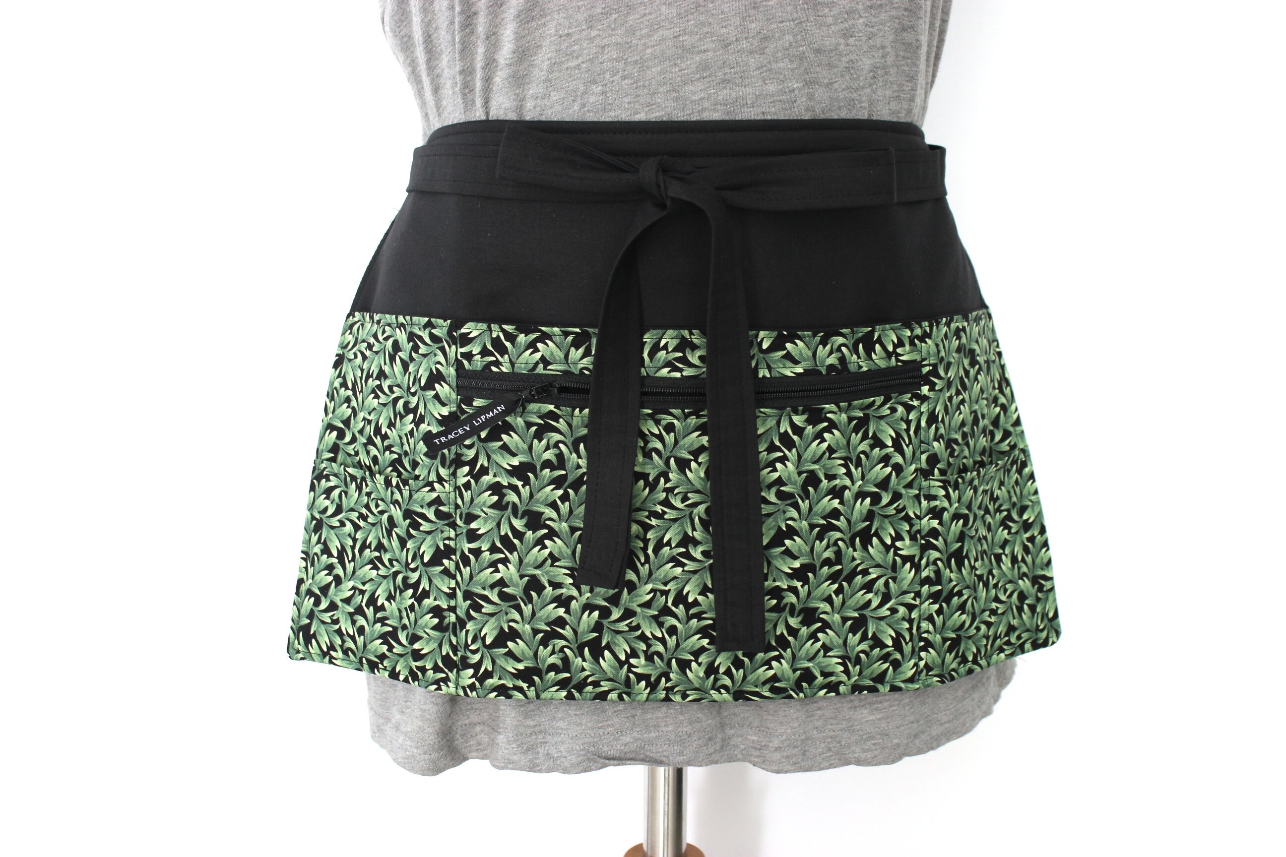 Craft show vendor apron for women leaf print farmers market Etsy