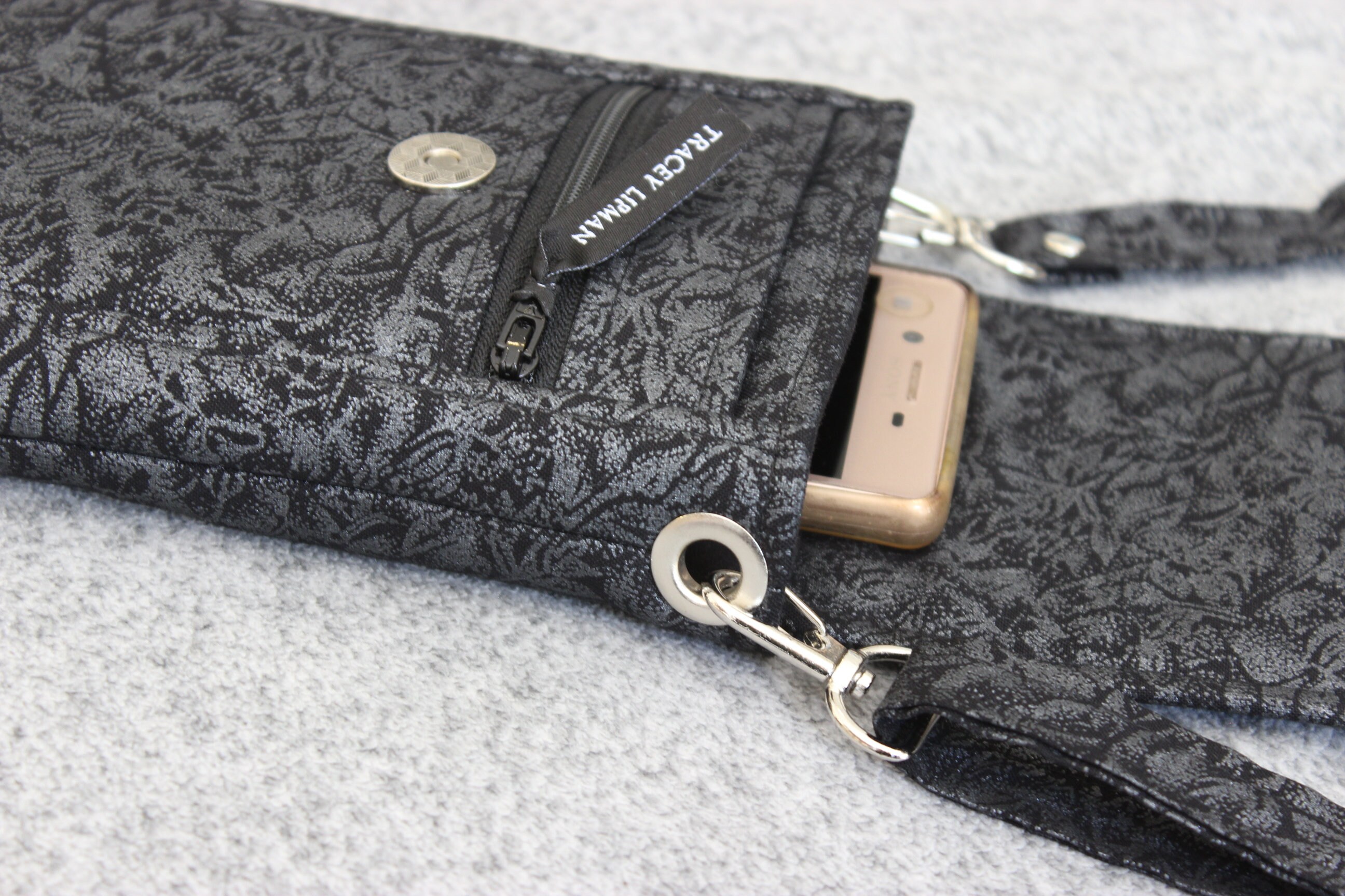 Cell phone purse mobile phone bag with zipper pocket small Etsy