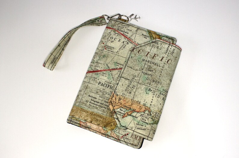 Family Passport Holder Family Travel Wallet World Map Etsy