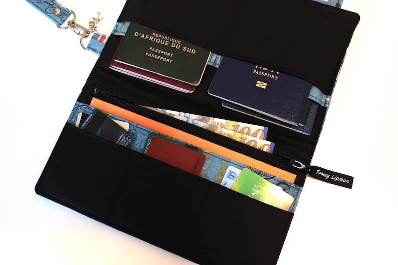 Large Travel Wallet for Multiple Passports Family Passport Etsy