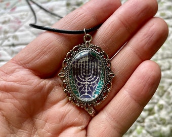 2018 Postage Stamp Pendant - Hanukkah