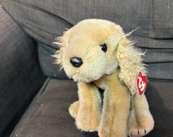 1996 Ty Corky the Cocker Spaniel Plush, NWT