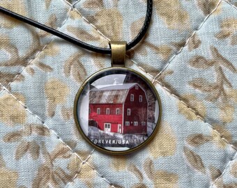 2020 Postage Stamp Pendant - Winter Scenes