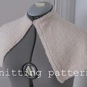 Knitting Pattern PDF - Three-Point Bamboo Capelet