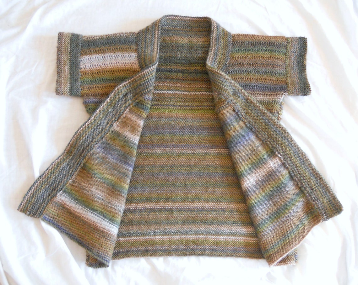 Knitting Pattern PDF Mossy Dropshoulder Jacket for Women Etsy