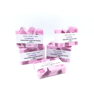 Lavender Organic Glycerin Soap Slices - HIGHLY FRAGRANCED
