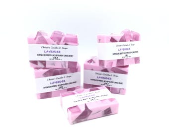 Lavender Organic Glycerin Soap Slices - HIGHLY FRAGRANCED