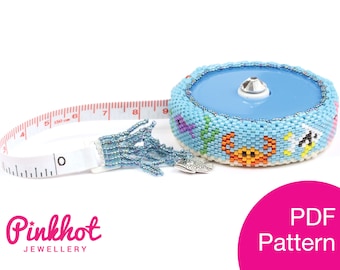 Under the Sea Measure Beaded Tape Measure Pattern (PDF) | Peyote | Beading PDF Digital Download