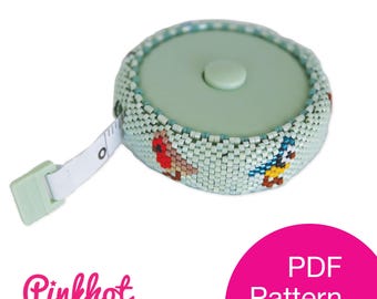 Heritage Birds Tape Measure Pattern (PDF) | Peyote | Beading PDF Digital Download