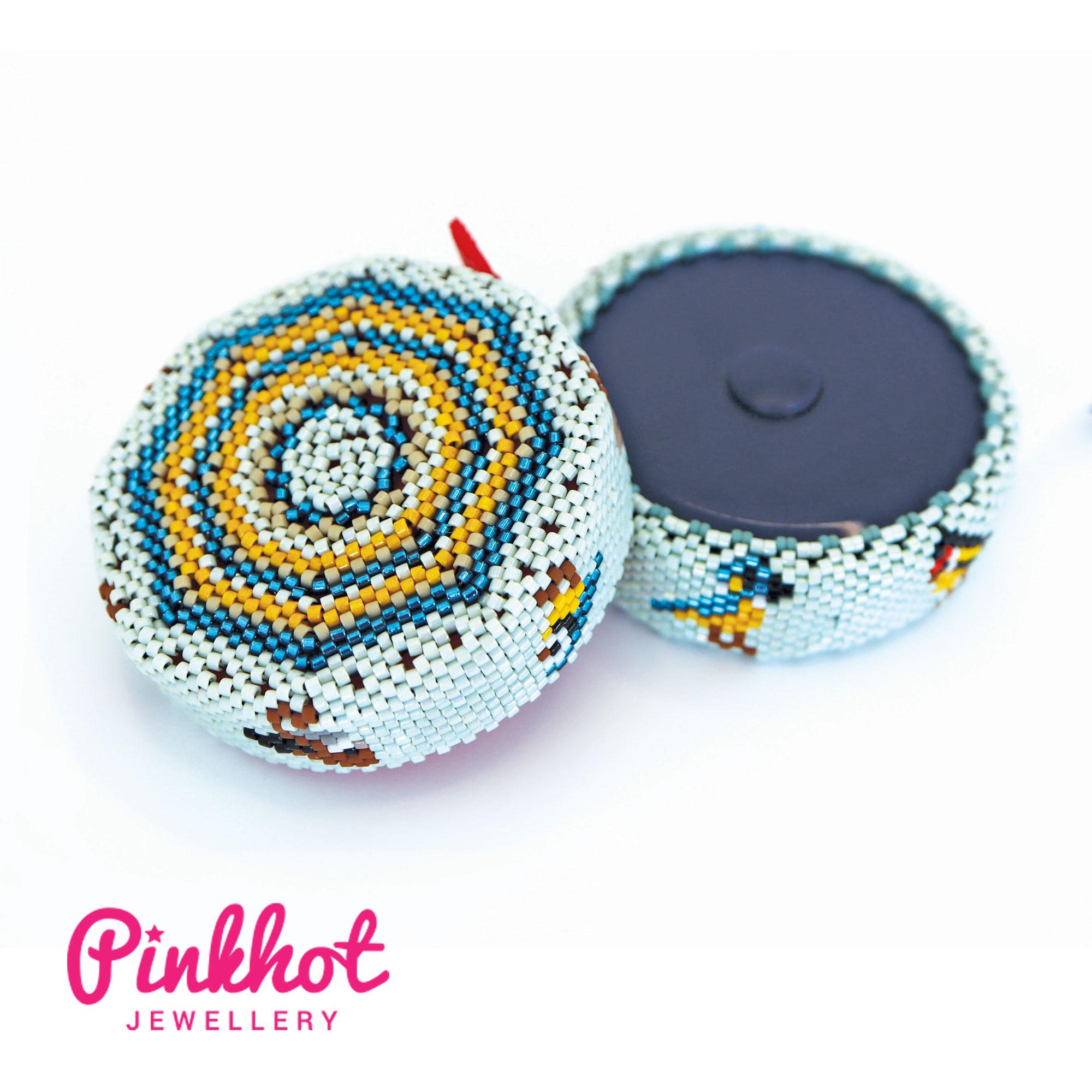 Heritage Birds Tape Measure Pattern (PDF) | Peyote | Beading PDF ...