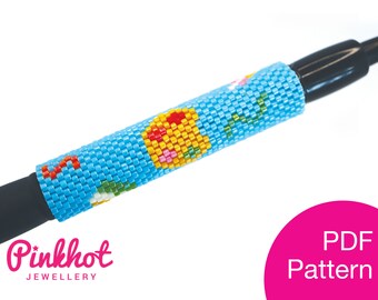 Art Supplies Beaded Pen Wrap Pattern for Pilot G2 (PDF Digital Download)