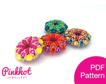 Riccio Beaded Bead Pattern | Shaped Beads | Beading PDF Digital Download