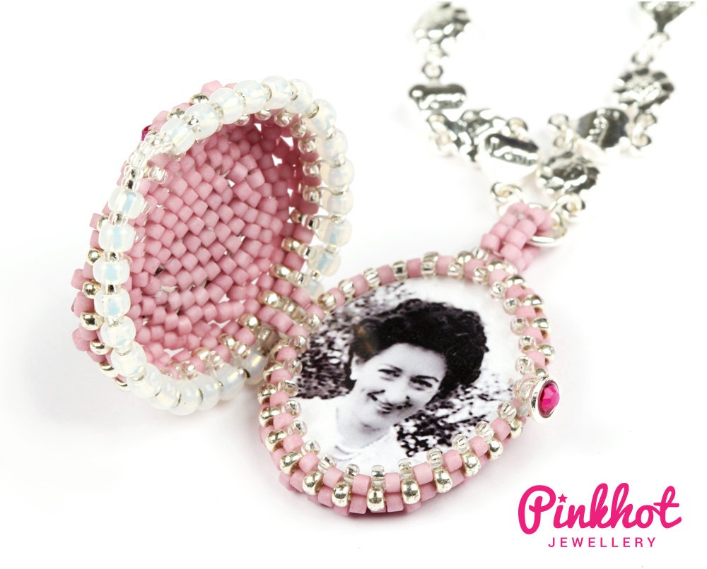 Beaded Locket PDF Pattern | Etsy
