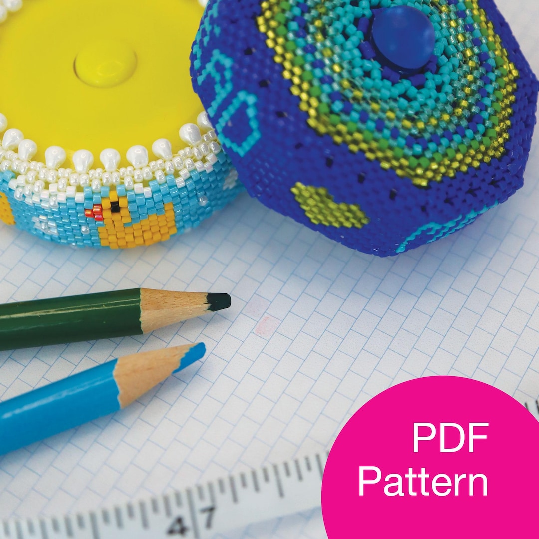 Design Your Own Beaded Tape Measure Pattern (PDF) | Peyote | Beading ...