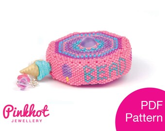Beader's Tape Measure Pattern (PDF) | Miyuki Peyote | Beading PDF Digital Download