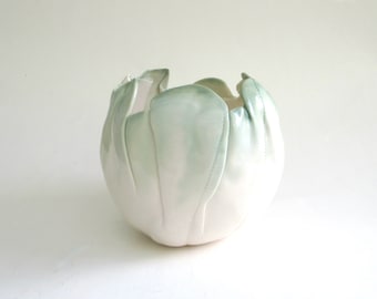 hand built porcelain balloon bowl