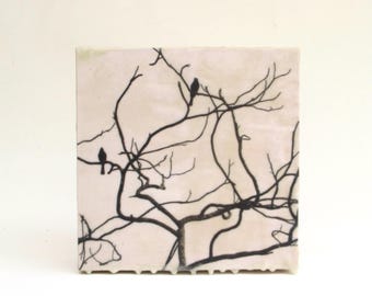 mixed media encaustic wall hanging  ...   bird photography  ...   encaustic  art  ...   birds of Uganda Africa