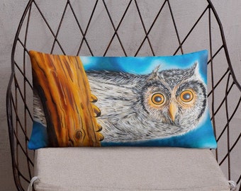 Night Owl by Mr. Mizu on Throw/ Accent Pillow