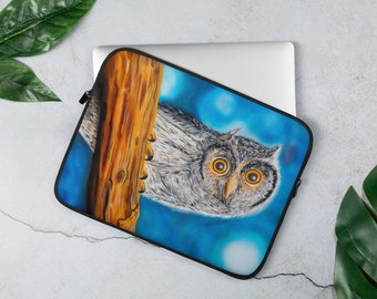 Night Owl by Mr. Mizu Laptop Sleeve / Computer Case