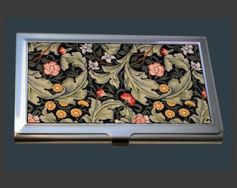 BC023 - Étui pour cartes de visite - Papier peint floral par William Morris (1834-1896)