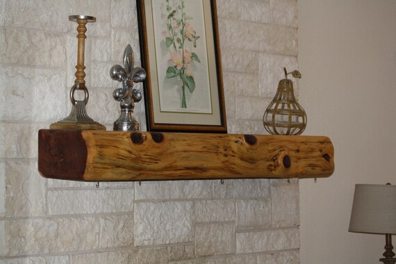 Custom Made Cedar Fireplace Mantel Handcrafted To Order Etsy