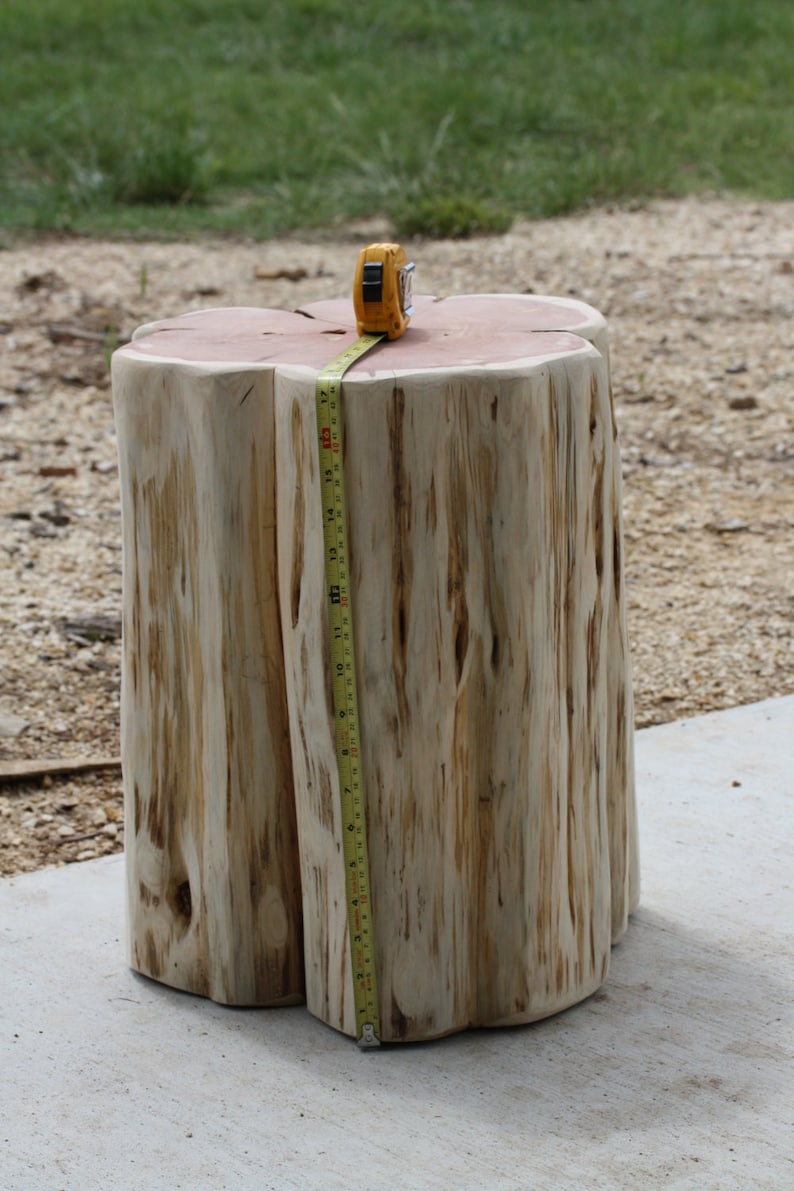 Tree Stump End Table Bedside Table Side Table Seat Rustic Etsy