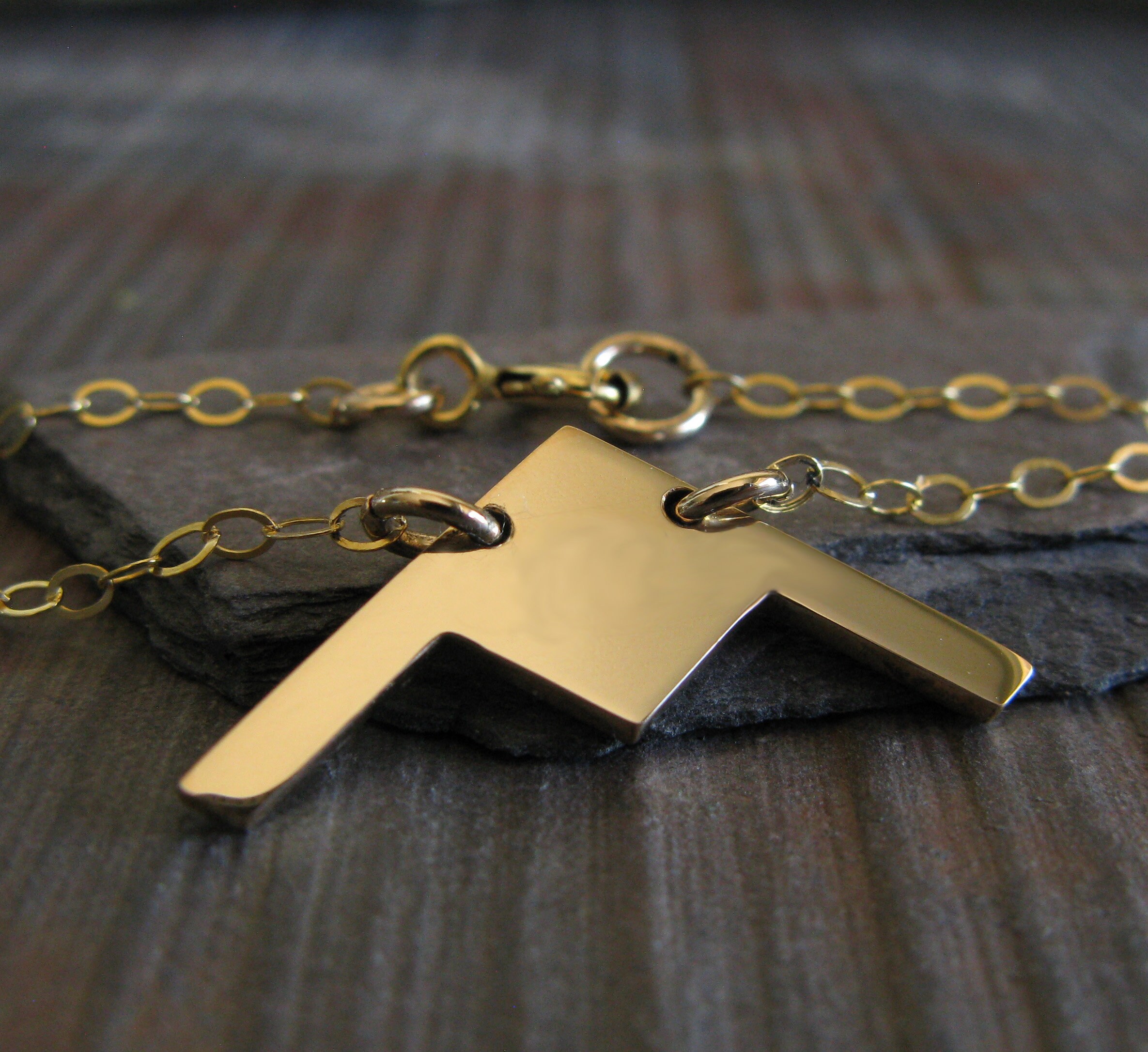Tiny Jet B21 Bomber Engraved Pendant Necklace Handmade From