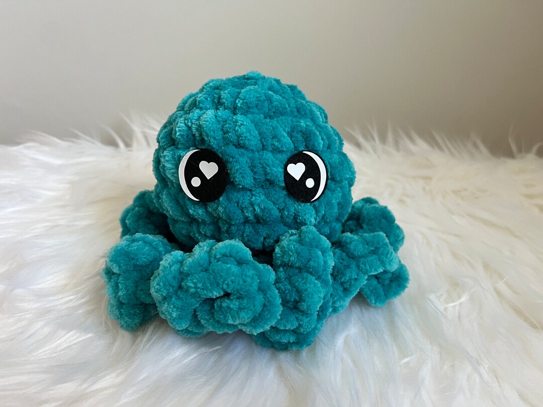 Teal Octopus Plushie Octopus Stuffed Animal Octopus Plushie Etsy