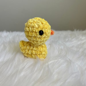 Mini duck plushie, Crochet mini duck, Crochet duck , duck gift, You’ve Been Ducked, crochet animal, Tween Gift, desk pets, pocket pet