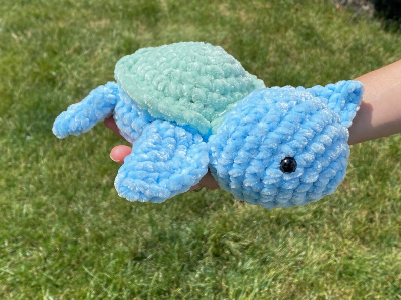 Crochet Turle Turtle Toy Turtle Stuffed Animal Small - Etsy